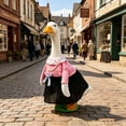 thumbnail image 4 of Porch Goose Outfits, Summer Goose Clothes Hawaiian Goose Costume for 23'' Plastic Statue Lawn Porch Goose Clothes Decor, Summer Decoration for Home, 4 of 6