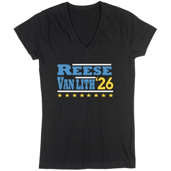 Angel Reese Hailey Van Lith 2026 Chicago LADIES V-NECK Shirt T-Shirt
