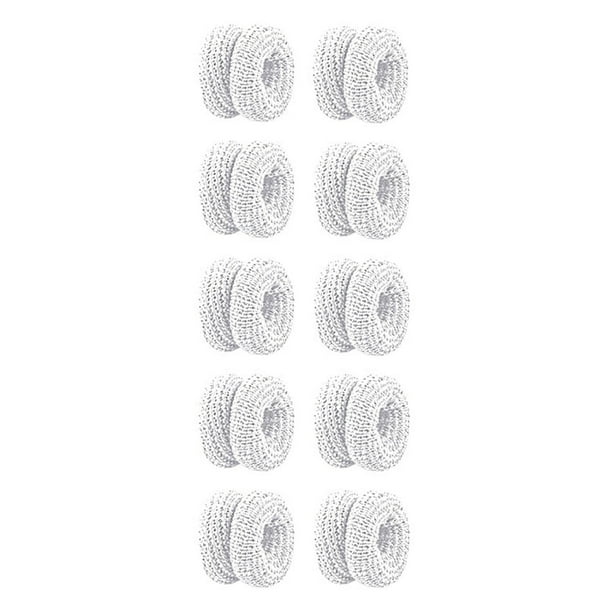 Xiao Hua Vendaje para dedos - Suave y transpirable - Protector de dedos de emergencia - Resistente al desgaste - Absorbe el sudor - Blanco 10 piezas