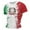 Green, variant on Xdzjlr Men's Tshirts Italian Round Neck Short Sleeved Fashion T Shirts Men,M