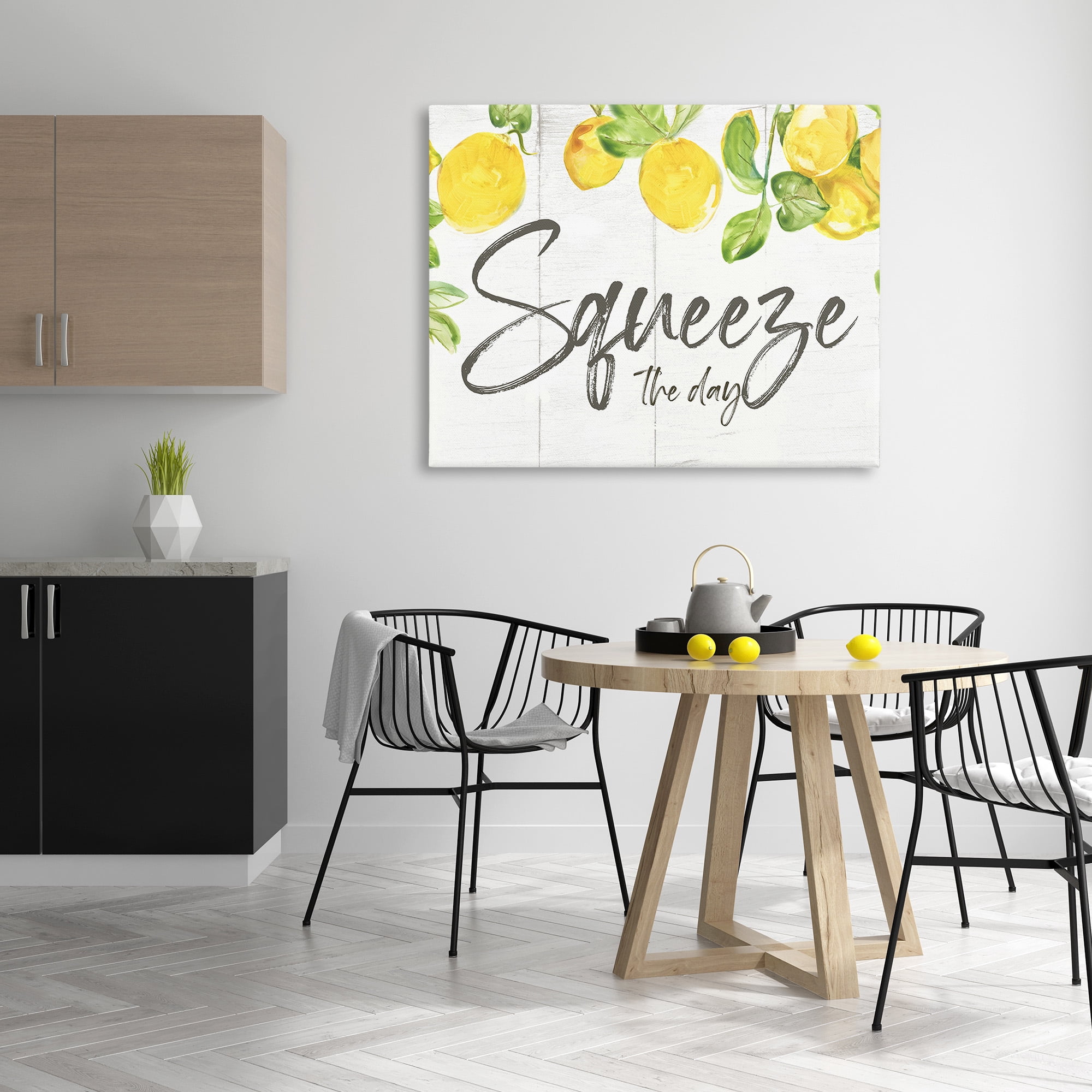 Stupell Industries Squeeze The Day Rustic Food & Beverage Painting Gallery Wrapped Canvas Art Print Wall Art, 48 x 36