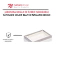 thumbnail image 2 of Jabonera Acero Inoxidable Pvc Blanco Namaro Design BA-423218, 2 of 4