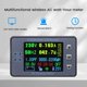 thumbnail image 4 of Medidor de voltaje inalámbrico de 2,4 pulgadas + caja de medición Voltímetro CA 100 A Cargador de batería de automóvil Monitor de capacidad de energía, 4 of 8
