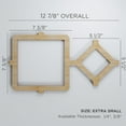 thumbnail image 3 of Ekena Millwork 12 7/8"W x 7 3/8"H x 3/8"T Extra Small Arcadia Decorative Fretwork Wood Wall Panels, Birch, 3 of 3