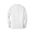 thumbnail image 7 of Gildan Men’s DryBlend 50/50 Long Sleeve T-Shirt, Crew Neck, Classic Fit Tee, White, 6-Pack, XL, 7 of 7