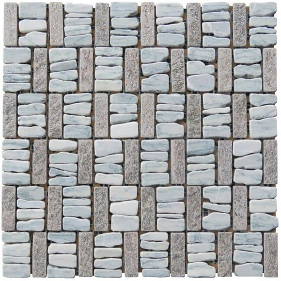Intrend Tile LS014-D Modèle de Panier en Granit Mosaïque Mélange