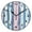 Black, variant on 9.84in Hand Drawn Stripes Pattern PVC Canvas Wall and Table Clock with Canvas Texture, Black or Gold Hands