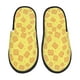 thumbnail image 1 of Fotbe Toast Pantuflas Peludas para Mujer con Estampado, Zapatillas de Peluche, Zapatos de Invierno para Casa, Uso Interior y Exterior-Large, 1 of 8