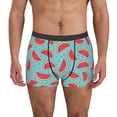 thumbnail image 2 of Goofa Watermelon Printed Men's Boxer Briefs Underwear, Moisture-Wicking Underwear, Trunk,Soft and Breathable Cotton Underwear-X-Large, 2 of 9