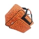thumbnail image 2 of Methold Bolsa deportiva y de fitness de gran capacidad, adecuada para almacenamiento de ropa de viaje, resistente y duradera Envolturas para manijas de equipaje color naranja, 2 of 6