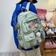 thumbnail image 3 of Mochila escolar de gran capacidad para estudiantes de secundaria, estilo coreano, estilo Harajuku, para todo tipo de ocasiones, para estudiantes de secundaria, 3 of 6