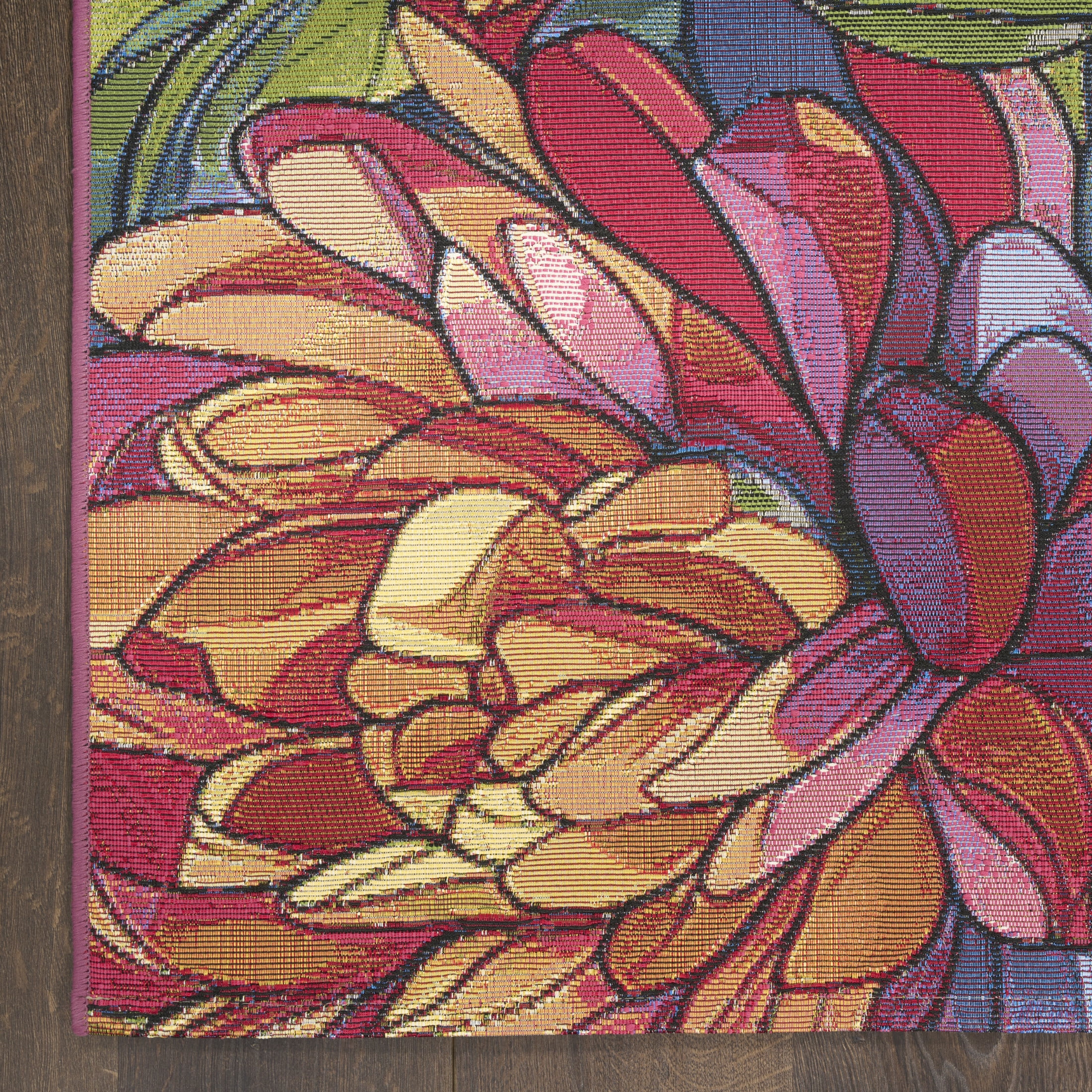 Nourison Color Splash 9' x 12' Multicolor Outdoor Rug
