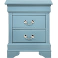 thumbnail image 2 of Teal Color Compact Nightstand/In Living or Bedroom/Convenient Storage Solution, 2 of 5