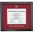 thumbnail image 1 of Dawn Diploma Frame for Florida Tech FIT, 16" x 18" Diploma Certificates Frame, Embossed Maroon/Gray Mat, 1 of 5