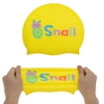 thumbnail image 5 of Unique Bargains 1 Pc Silicone Cartoon Snail Swim Cap Yellow, 5 of 6