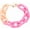 H yellowpink, variant on Multicolor Resin Lightweight Summer Chunky Thick Link Chain Bracelets Trendy Y2k Rainbow Candy Color Thick Paperclip Chain Bracelet for Women Girls Teen Surfer Beach Jewelry