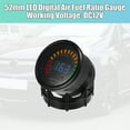thumbnail image 3 of Unique Bargains 1 Set Air Fuel Ratio Gauge LED Digital Display with Oxygen Sensor Car Gauge 12V for Car, 3 of 7