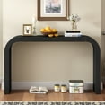 thumbnail image 1 of Noble House Modern Minimalist Console Table, Elegant and Versatile Design, Perfect, Sturdy and Stable Frame,Black, 1 of 7