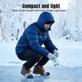 thumbnail image 5 of Snow Cleats For Shoes Anti Slip Ice Cleats for Shoes and Boots, Traction Ice Snow Grip with Stainless Steel Spikes and Silicone Men Women for Hiking, Walking, Climbing, Jogging,Fishing, 5 of 7