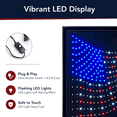 thumbnail image 3 of USA American Flag Framed LED Sign, 3 of 7