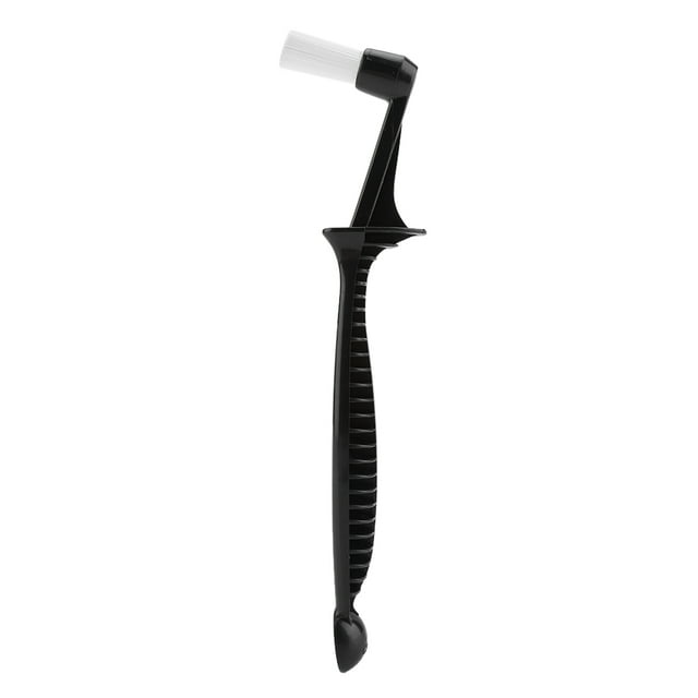Brosse de Nettoyage pour Café, Tête de Filtre Double Usage pour Machine à Café, Brosse de Nettoyage avec Cuillère pour Maison Café pour Machine à Expresso
