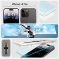 thumbnail image 3 of Protector de pantalla Spigen Glastr EZ FIT para iPhone 14 Pro 2, paquete, 3 of 9