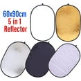 thumbnail image 2 of 5 in 1 Oval Light Reflector 24 x 35 inch (60 x 90cm) Portable Collapsible Photography Studio Photo Camera Lighting, 2 of 5