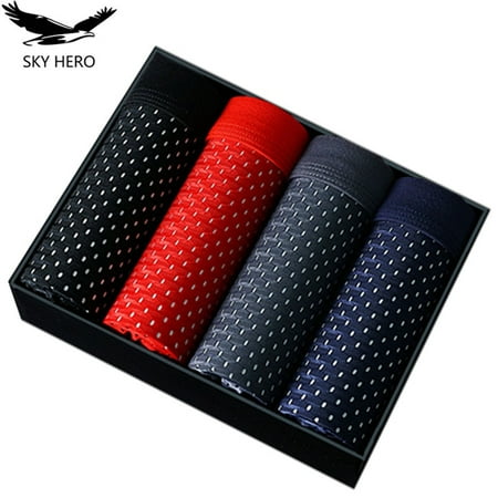 

4pcs/lot Sexy Men s Panties Large Size Cuecas Boxers Slip Underwear Man Underpants Gifts for Male Homme Shorts Seamless Fashion