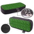 thumbnail image 4 of Lsque Happy St. Patrick's day Printed Big Capacity PU Leather Pencil Case Large Pencil Pouch Stationery Pen Bag Pencil Holder for Teen, 4 of 6