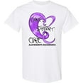 thumbnail image 3 of Inktastic Care, Support, Cure Alzheimers Awareness T-Shirt, 3 of 5