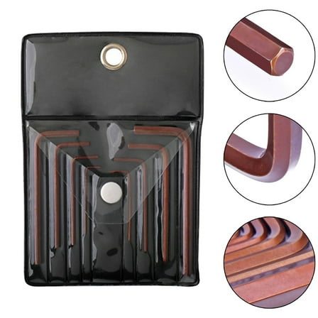 8pcs Small Hex Key Wrench Set 0.7-4mm Hexagon L Type Wrench Repair Tools