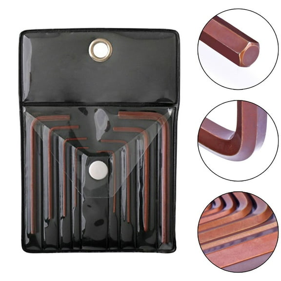 8pcs Small Hex Key Wrench Set 0.7-4mm Hexagon L Type Wrench Repair Tools