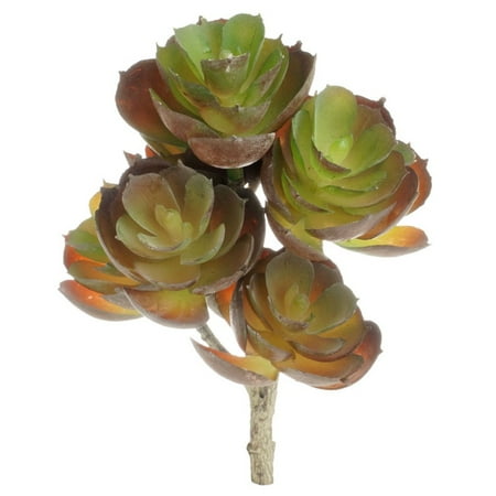 Mini Amber Fake Succulent Flower Artificial Plant Office Desk