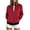 Wine, variant on QQNHM Womens Corduroy Bomber Jacket Full Zipper Long Sleeve Lightweight Coat Fall Casual Baseball Outerwear
