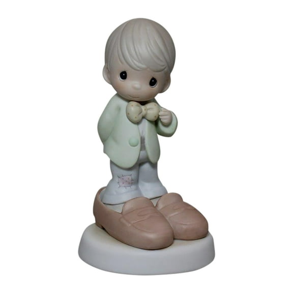 Precious Moments Figurine: 532061S Who's Gonna Fill Your Shoes (5.5") Early Release Edition
