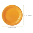 thumbnail image 4 of Estbridge 60 Pcs Assiettes en Papier Arc-en-Ciel Jetables de 7 Pouces pour Fêtes et Dîners, 4 of 6