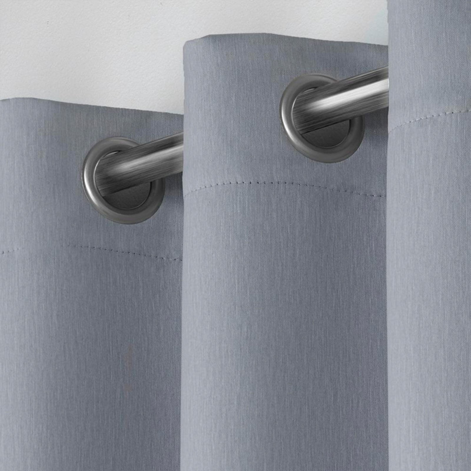 Textured Woven Blackout Grommet Top Curtain Panels by Exclusive Home