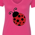 thumbnail image 4 of Inktastic Ladybug Women's V-Neck T-Shirt, 4 of 5