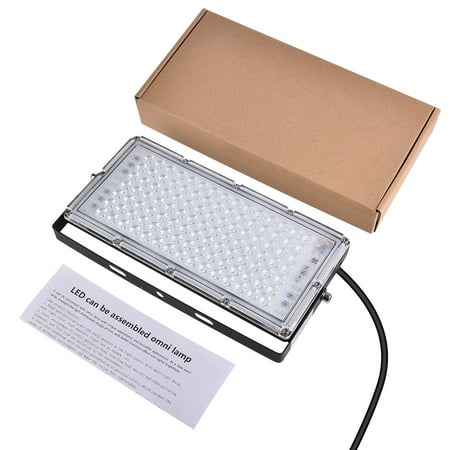 Vinyl Workshop Outdoor Garden - 100W LED Flood Light Warm White Super Bright Garden Workshop Outdoor Fixture