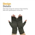 thumbnail image 2 of Natracure Arthritis Gloves - Compression Gloves - Medium (for Relief from Stiff Joints, Inflammation, Carpal Tunnel and Rheumatoid & Osteoarthritis Pain), 2 of 5