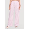 thumbnail image 3 of Women's Poplin Pinstripe Drawstring Waist Pants, 3 of 4