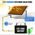 thumbnail image 4 of ECO-WORTHY 25 Watts 12V Off Grid Solar Panel SAE Connector Kit: Waterproof 25W Solar Panel + Adjustable Mount Bracket + SAE Conne, 4 of 8