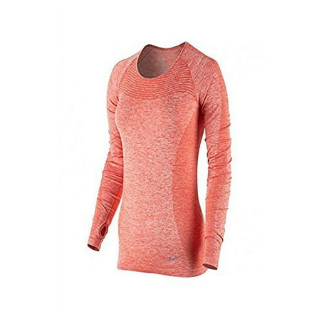 Nike Womens Dri-FIT Knit Long-Sleeve Running Top - XL