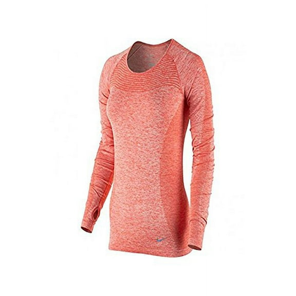 Nike Womens Dri-FIT Knit Long-Sleeve Running Top - XL