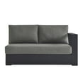 thumbnail image 5 of Modway Tahoe Outdoor Patio Powder-Coated Aluminum Modular Right-Facing Loveseat in Gray Charcoal, 5 of 9