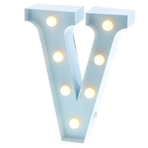Barnyard Designs Metal Marquee Letter V Light Up Wall Initial Nursery Letter Home And Event Decoration 9 Baby Blue Walmart Com Barnyard Designs Metal Marquee Letter V Light Up Wall Initial Nursery Letter Home And Event Decoration 9 Baby Blue Walmart Com
