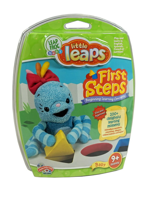 Leap Frog Little Leaps First Steps Software - Beginning Learning Concepts Interactive Learning Disc