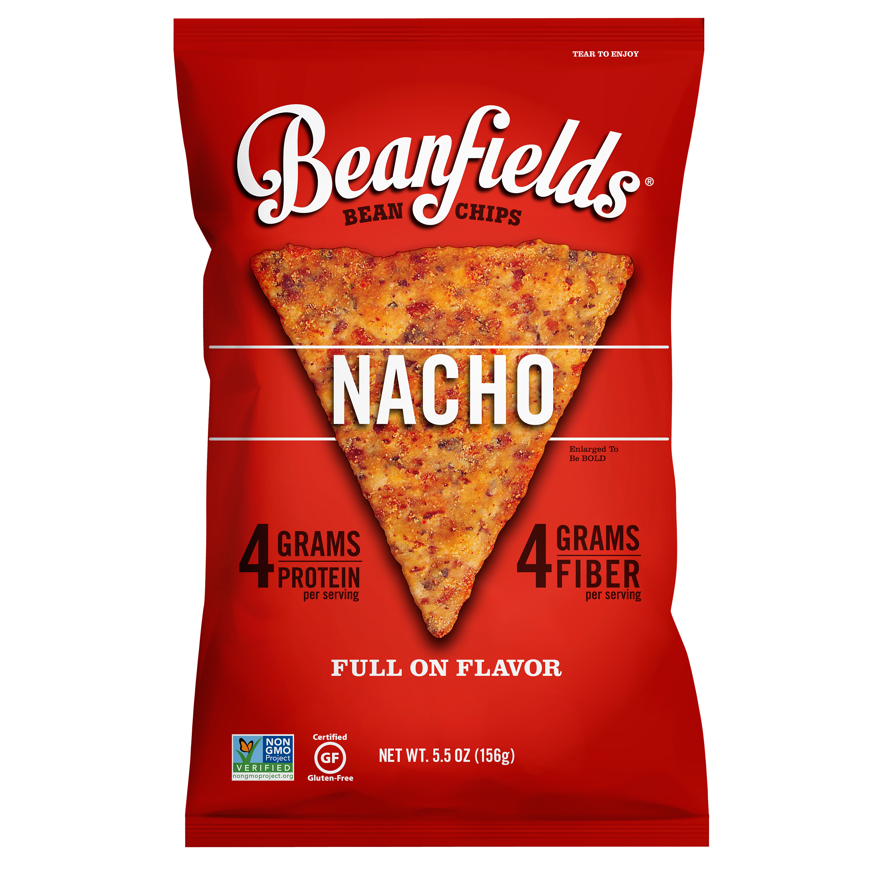 Beanfields Nacho Bean Chips, 5.5 Ounce (6 Pack