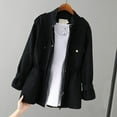 thumbnail image 4 of Cortavientos para mujer, chaqueta rosa a la moda con cuello levantado, estilo coreano, salvaje, holgado, para estudiante, abrigo cortavientos con forro 96, otoño 2024, 4 of 5