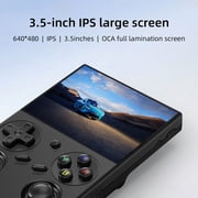 RG 35XXPro Handheld Game Consoles Linux 64-bit System Portable Pocket Arcade Support 30+ Simulators WiFi Bluetooth HD Output Black